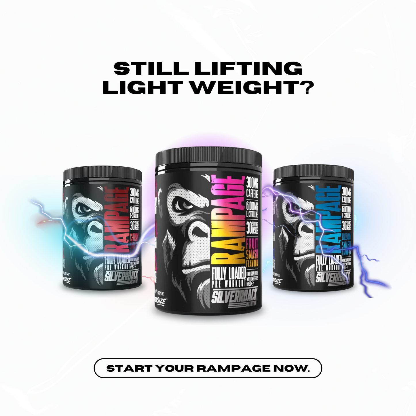 Rampage Pre Workout | Transforming Average Men into Savages'