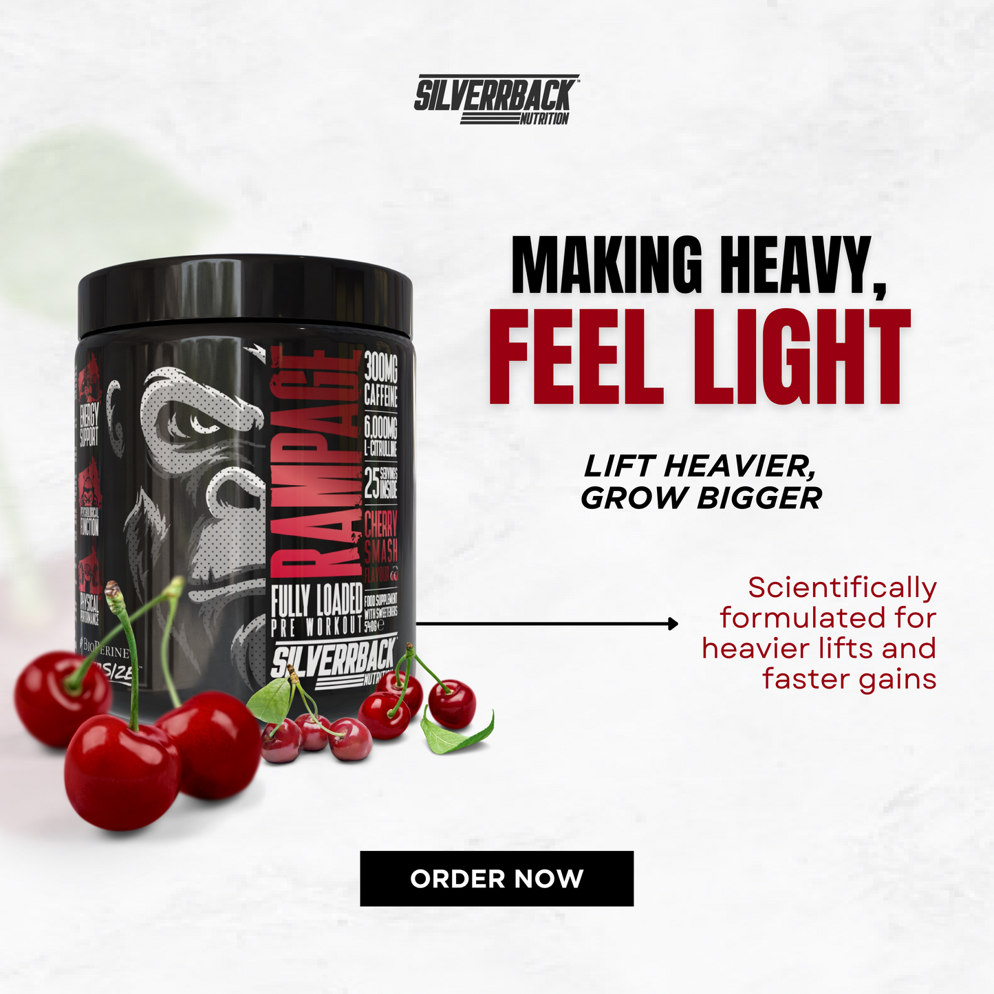 Rampage Pre Workout | Transforming Average Men into Savages'